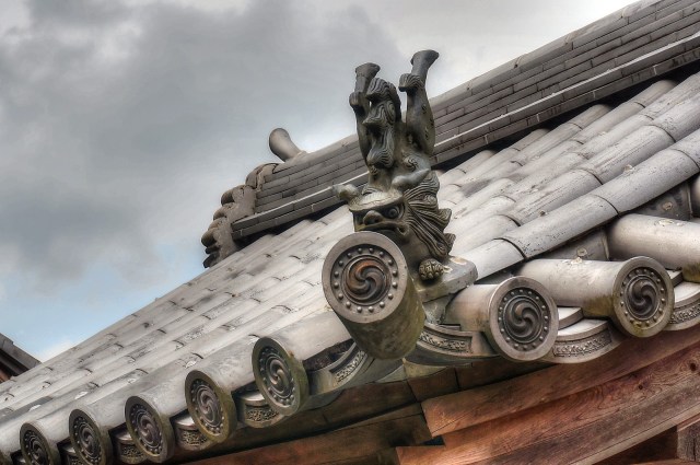 Komyozenji roof detail Komyozenji roof detail